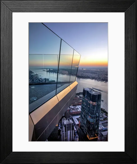 Framed Print : USA, New York City, aerial views of Manhattan from the Edge Framed Print : USA, New York City, aerial views of Manhattan from the Edge