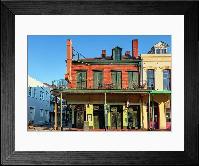 Framed Print : Louisiana, New Orleans, French Quarter Architecture Framed Print : Louisiana, New Orleans, French Quarter Architecture