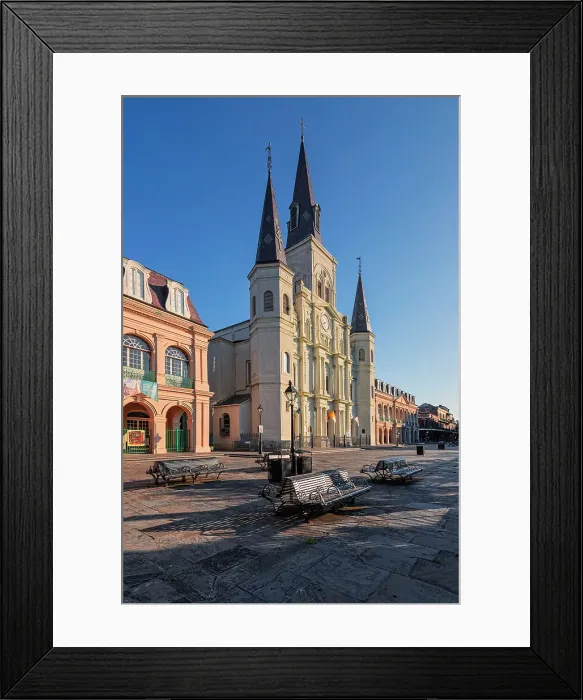 Framed Print : Louisiana, New Orleans, Jackson Square, Saint Louis Cathedral Framed Print : Louisiana, New Orleans, Jackson Square, Saint Louis Cathedral