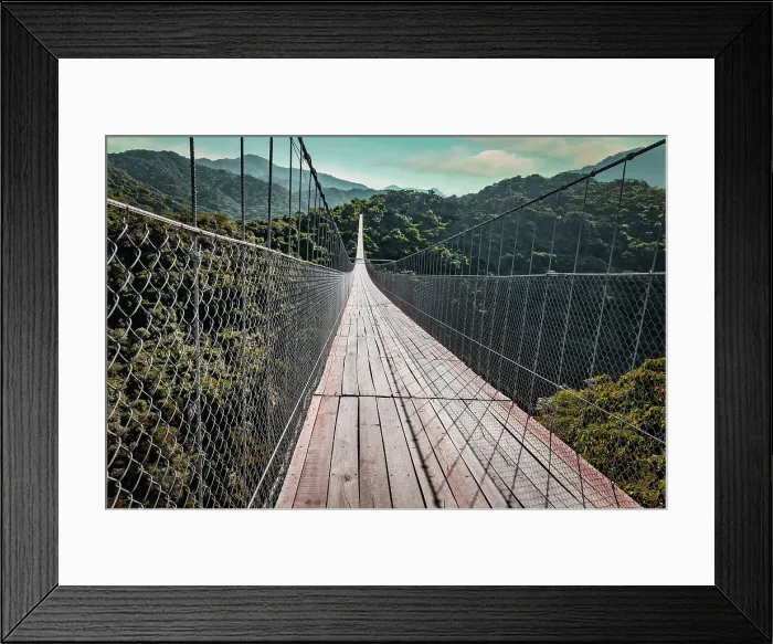 Framed Print : Mexico, Puerto Vallarta, Canopy River, Jorullo Bridge Framed Print : Mexico, Puerto Vallarta, Canopy River, Jorullo Bridge