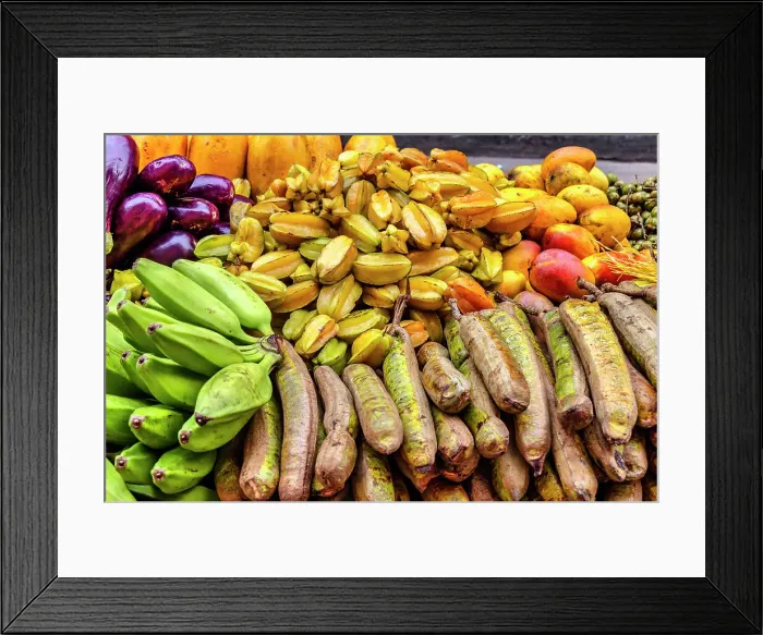 Framed Print : Colorful display of Fruits Framed Print : Colorful display of Fruits