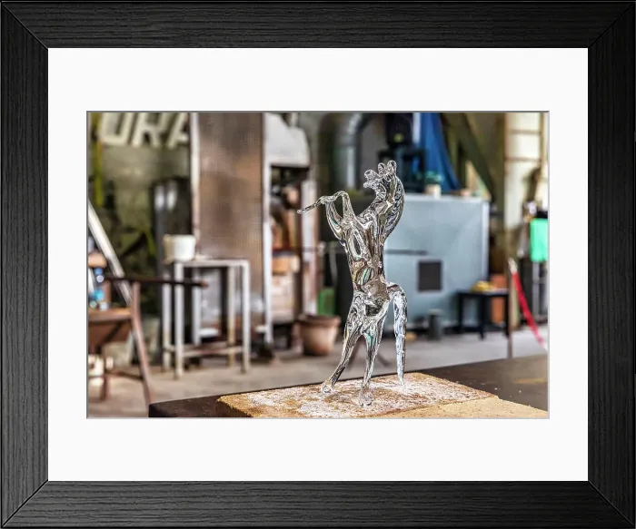 Framed Print : Italy, Venice, Murano Island, glass blowing, horse statue Framed Print : Italy, Venice, Murano Island, glass blowing, horse statue