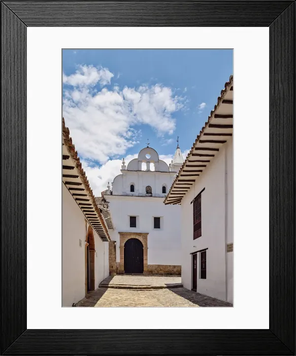 Framed Print : Colombia, Boyaca, Villa de Leyva, Colonial Architecture Framed Print : Colombia, Boyaca, Villa de Leyva, Colonial Architecture
