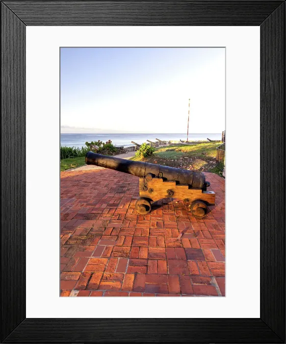 Framed Print : Barbados, Needham's Point, Charles Fort