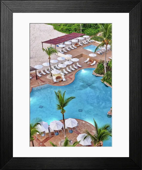 Framed Print : Barbados, swimming pool Framed Print : Barbados, swimming pool