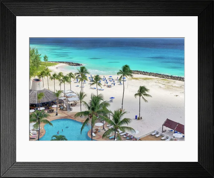Framed Print : Barbados, Needhams Point, Hilton Barbados Resort Framed Print : Barbados, Needhams Point, Hilton Barbados Resort