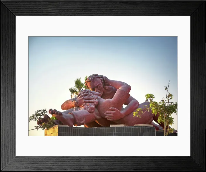 Framed Print : Peru, Lima, Miraflores, Peru, Lima. Love Park (Parque del Amor). Sculpture The Kiss (El Beso) by Victor Delfin. Miraflores Suburb Framed Print : Peru, Lima, Miraflores, Peru, Lima. Love Park (Parque del Amor). Sculpture The Kiss (El Beso) by Victor Delfin. Miraflores Suburb