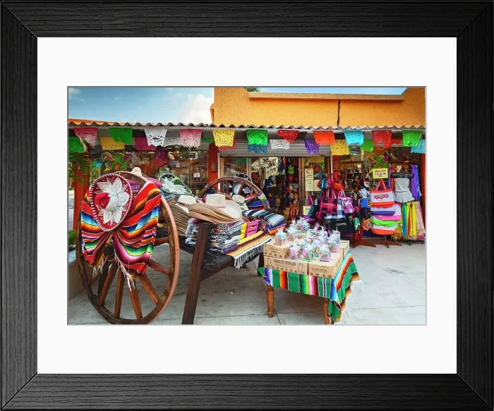 Framed Print : Mexico, Quintana Roo, Cozumel Island, arts and crafts store Framed Print : Mexico, Quintana Roo, Cozumel Island, arts and crafts store