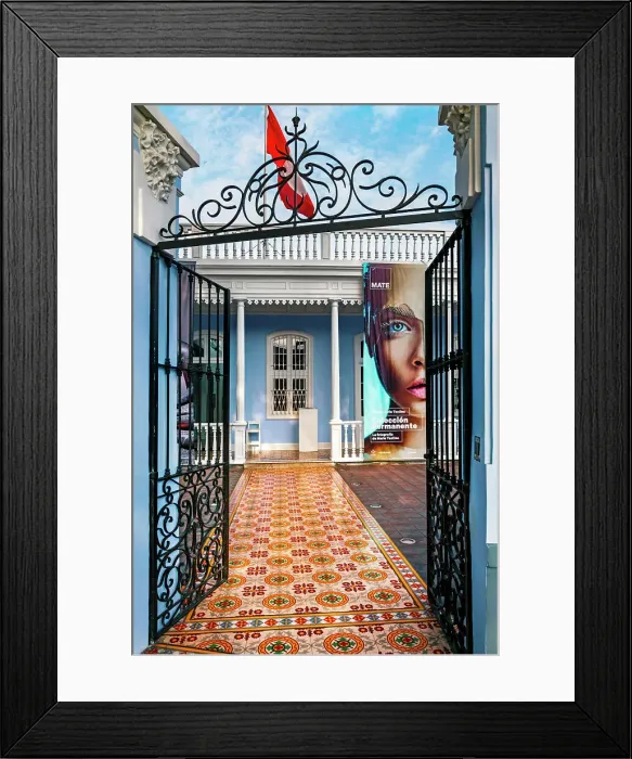 Framed Print : Peru, Lima, Barranco, MATE - Museo Mario Testino, photographer Framed Print : Peru, Lima, Barranco, MATE - Museo Mario Testino, photographer