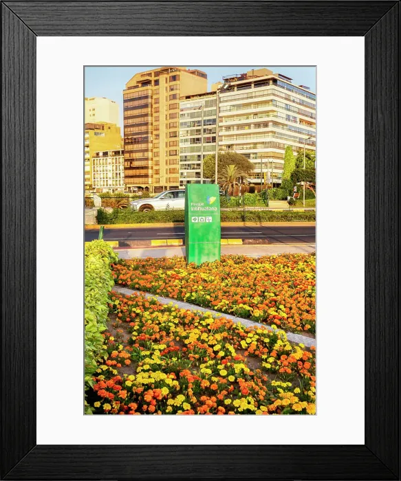 Framed Print : Peru, Lima, Miraflores, Intihuatana Park Framed Print : Peru, Lima, Miraflores, Intihuatana Park