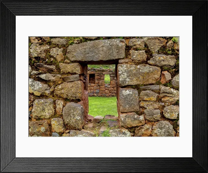 Framed Print : Peru, Sacred Valley, Tipon Ruins, aqueduct site Framed Print : Peru, Sacred Valley, Tipon Ruins, aqueduct site