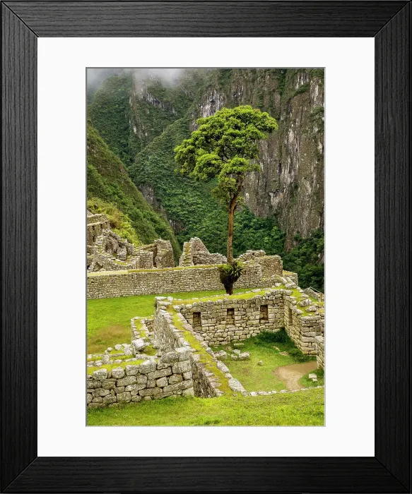 Framed Print : Peru, Machu Picchu ruins Framed Print : Peru, Machu Picchu ruins