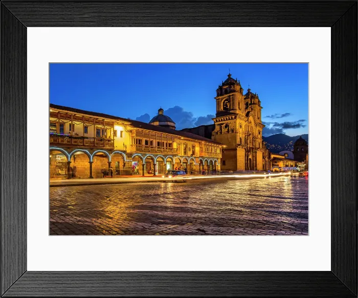 Framed Print : Peru, Cuzco, Church of the Society of Jesus at Plaza de Armas Framed Print : Peru, Cuzco, Church of the Society of Jesus at Plaza de Armas