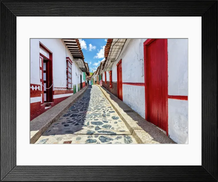 Framed Print : Colombia, Concepcion, Colonial Town near Medellin Framed Print : Colombia, Concepcion, Colonial Town near Medellin