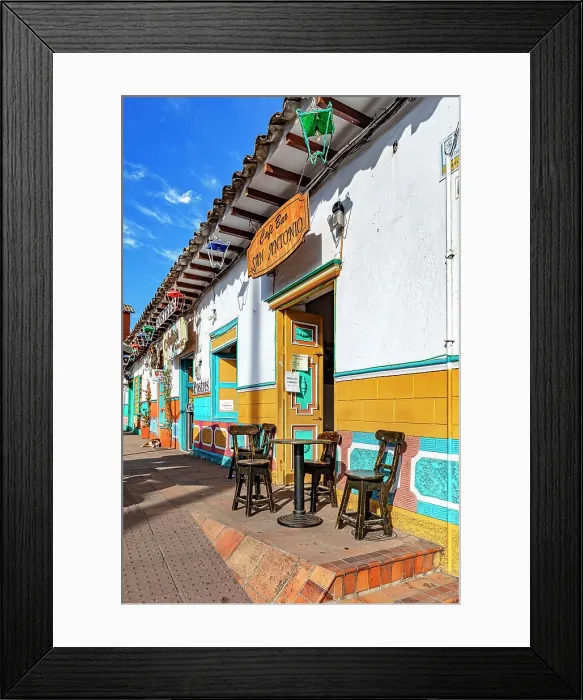 Framed Print : Colombia, Rionegro, San Antonio de Pereira typical coffee shop Framed Print : Colombia, Rionegro, San Antonio de Pereira typical coffee shop