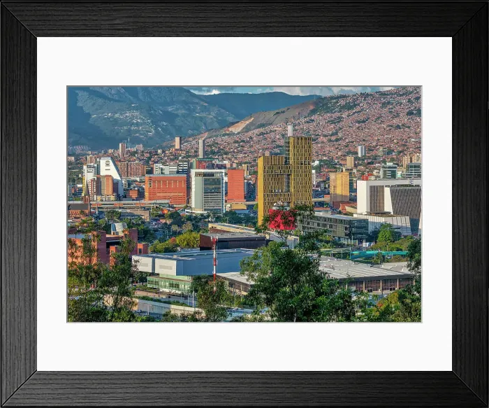 Framed Print : Colombia, Medellin Cityscape Framed Print : Colombia, Medellin Cityscape