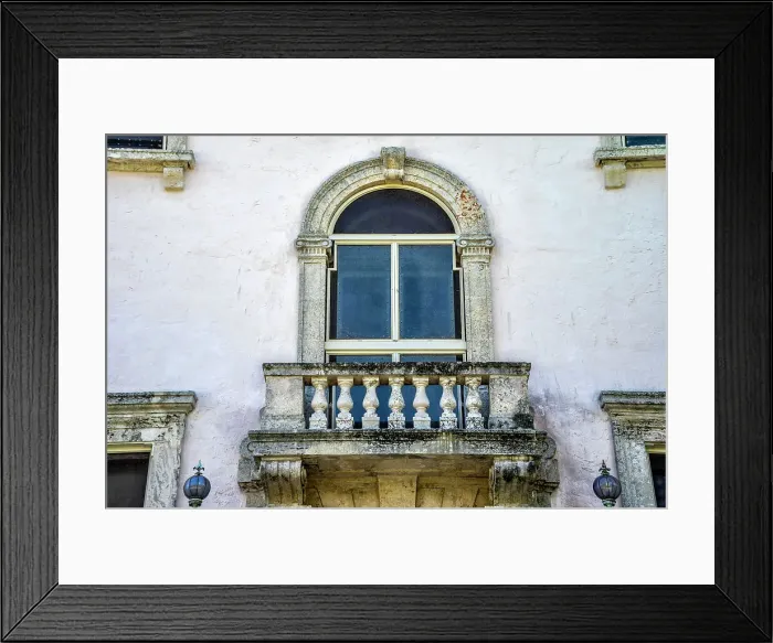Framed Print : Florida, Miami, Villa Vizcaya, typical architecture Framed Print : Florida, Miami, Villa Vizcaya, typical architecture
