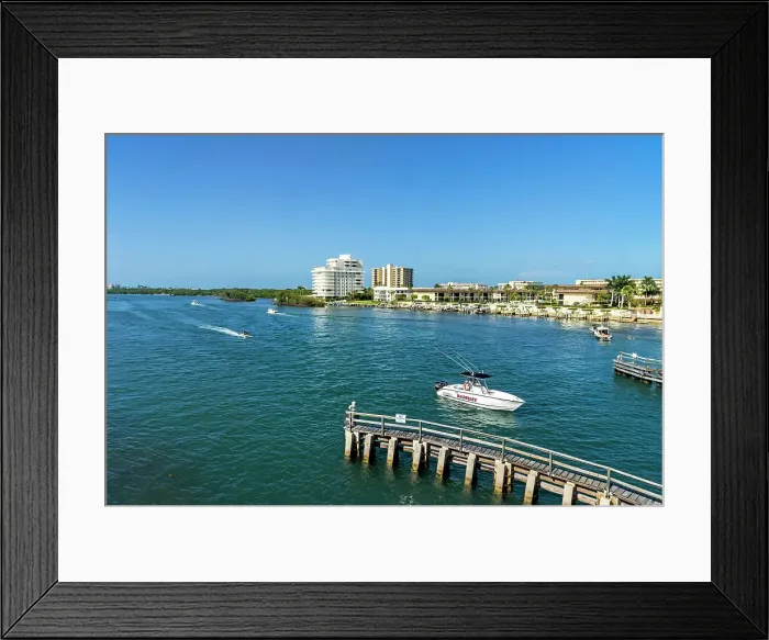 Framed Print : Florida, Jupiter, Intercoastal highway Framed Print : Florida, Jupiter, Intercoastal highway