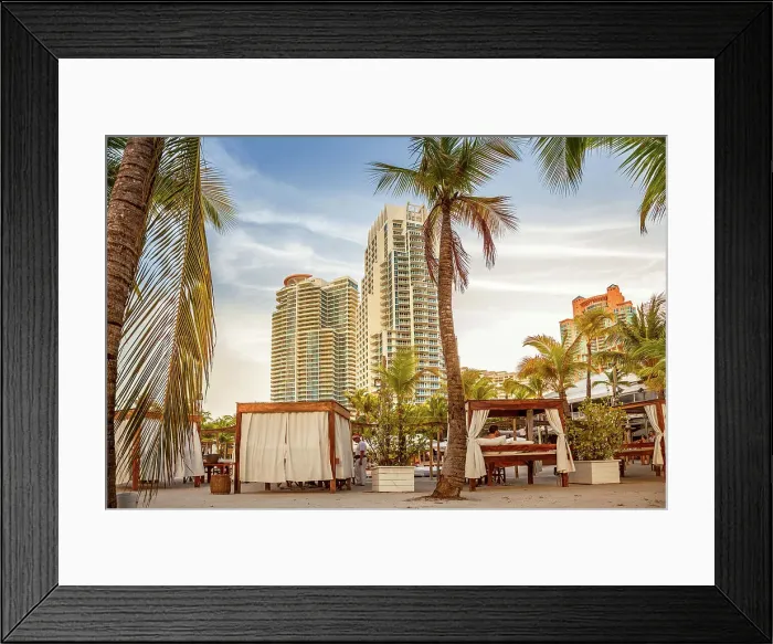 Framed Print : Florida, South Beach, Nikki Beach