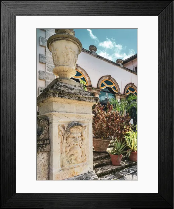 Framed Print : Florida, Miami, Villa Vizcaya Framed Print : Florida, Miami, Villa Vizcaya