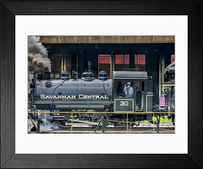 Framed Print : Georgia, Savannah, Railroad Museum Framed Print : Georgia, Savannah, Railroad Museum