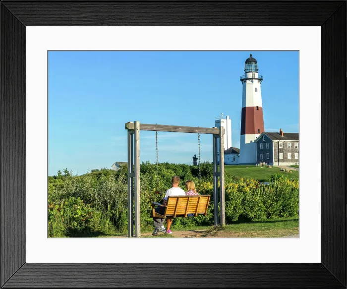 Framed Print : New York, Long Island, Montauk Point Lighthouse Framed Print : New York, Long Island, Montauk Point Lighthouse