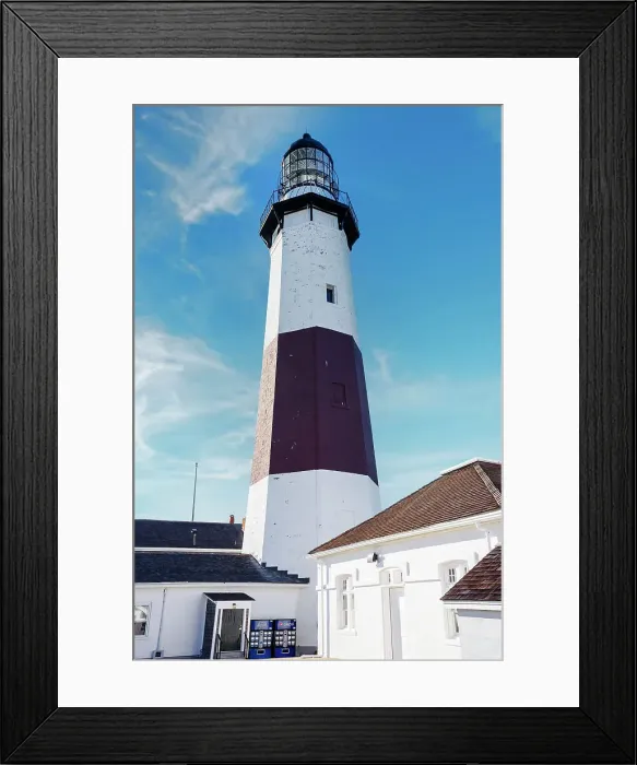 Framed Print : New York, Long Island, Montauk Point Lighthouse Framed Print : New York, Long Island, Montauk Point Lighthouse