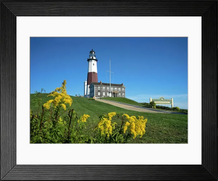 Framed Print : New York, Long Island, Montauk Point Lighthouse Framed Print : New York, Long Island, Montauk Point Lighthouse