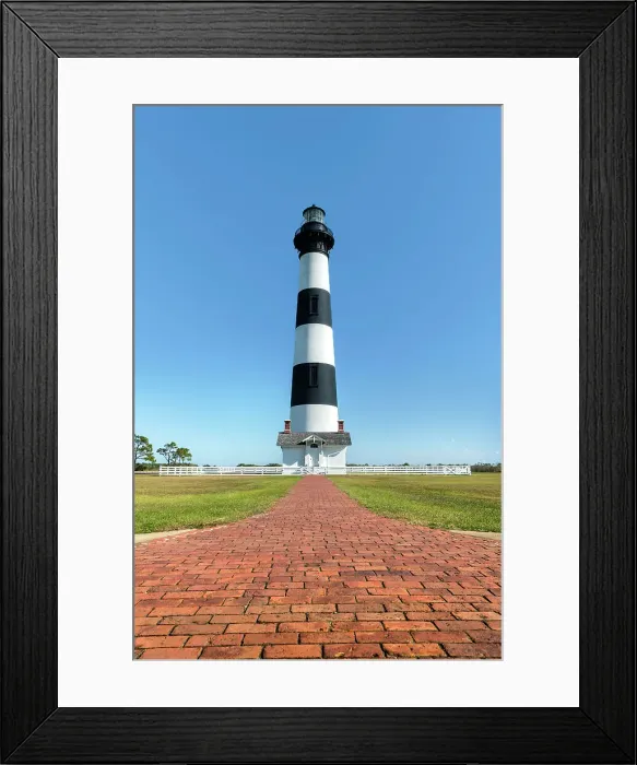 Framed Print : North Carolina, Outer Banks, Bodie Island, lighthouse Framed Print : North Carolina, Outer Banks, Bodie Island, lighthouse