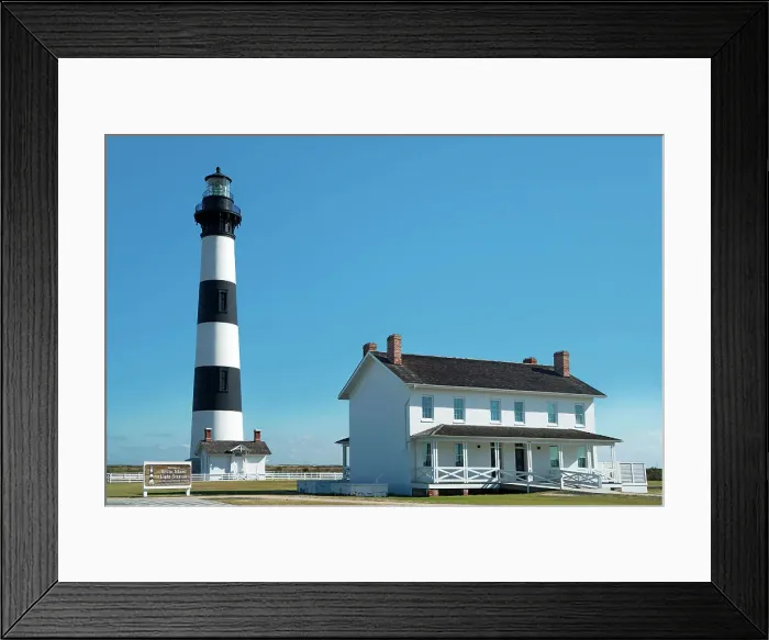 Framed Print : North Carolina, Outer Banks, Bodie Island, lighthouse Framed Print : North Carolina, Outer Banks, Bodie Island, lighthouse