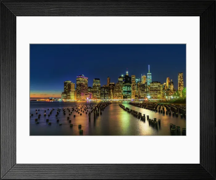 Framed Print : New York City, Lower Manhattan Framed Print : New York City, Lower Manhattan