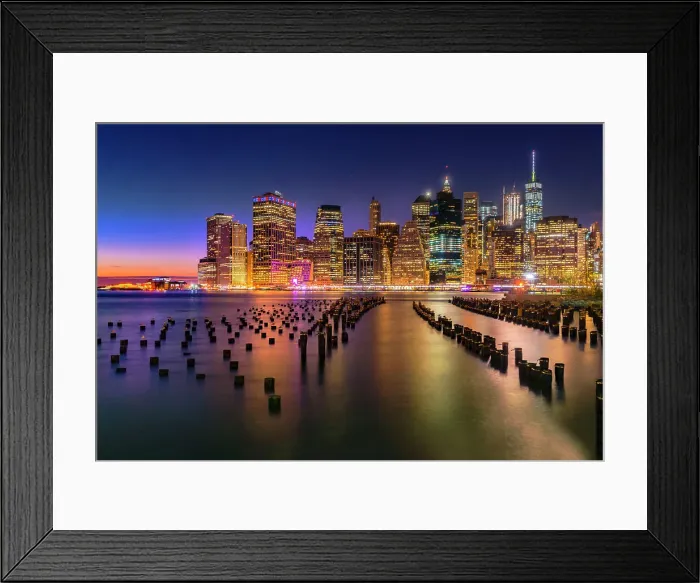Framed Print : New York City, Lower Manhattan Framed Print : New York City, Lower Manhattan