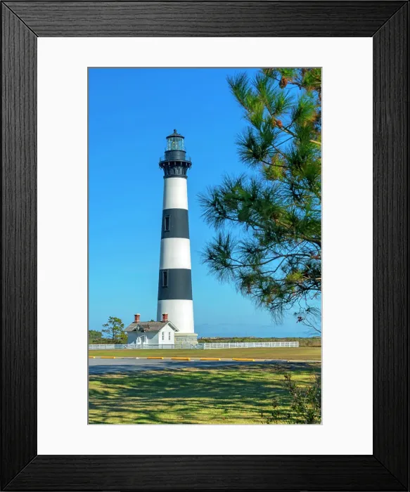 Framed Print : North Carolina, Outer Banks, Bodie Island, lighthouse Framed Print : North Carolina, Outer Banks, Bodie Island, lighthouse