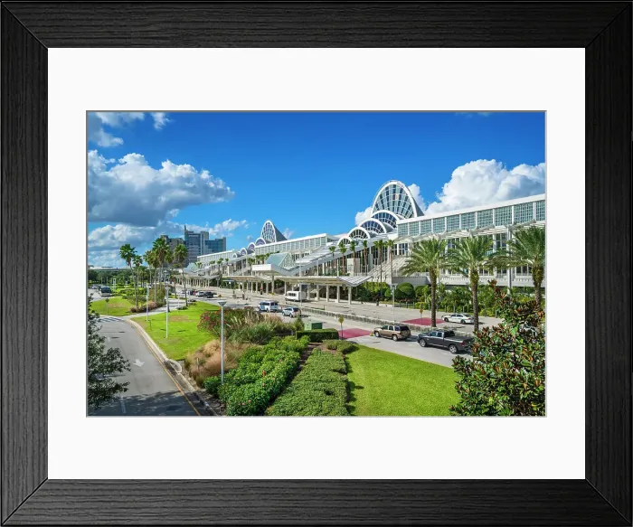 Framed Print : Florida, Orlando, Convention Center, Orange County Framed Print : Florida, Orlando, Convention Center, Orange County