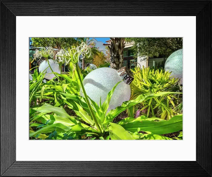 Framed Print : Florida, Orlando, Disney Springs, giant Christmas ball Framed Print : Florida, Orlando, Disney Springs, giant Christmas ball