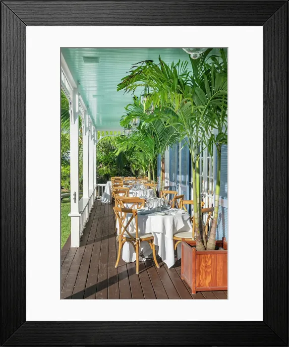 Framed Print : Florida, South Florida, The Keys, Islamorada, Pierre's Restaurant