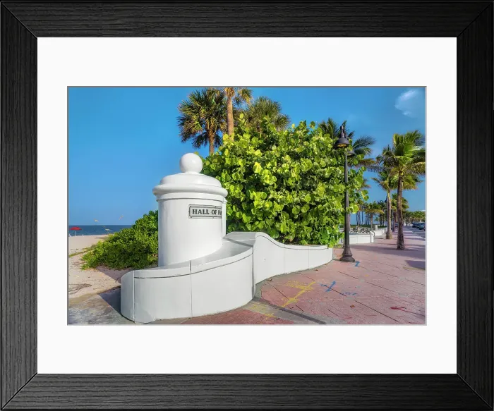 Framed Print : Florida, South Florida, Fort Lauderdale, beach at the end of Las Olas Boulevard Framed Print : Florida, South Florida, Fort Lauderdale, beach at the end of Las Olas Boulevard