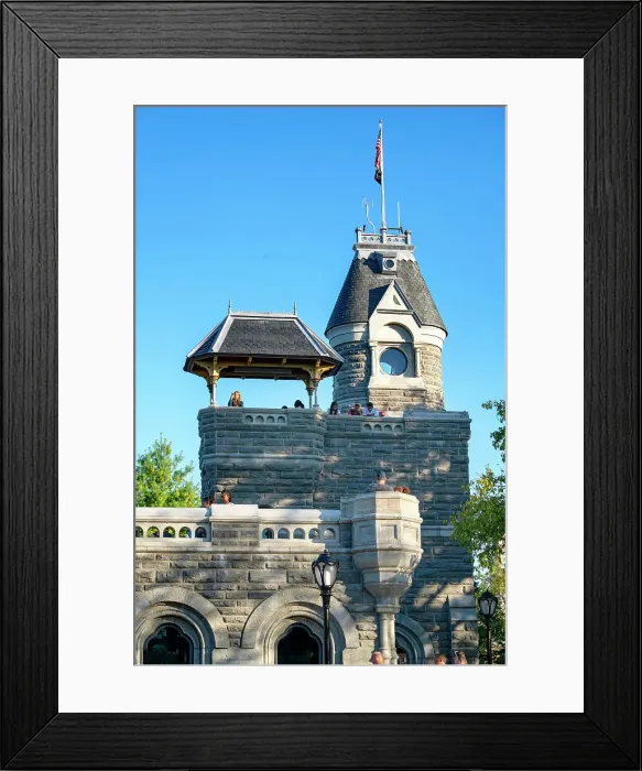 Framed Print : New York City, Manhattan, Central Park, Belvedere Castle Framed Print : New York City, Manhattan, Central Park, Belvedere Castle