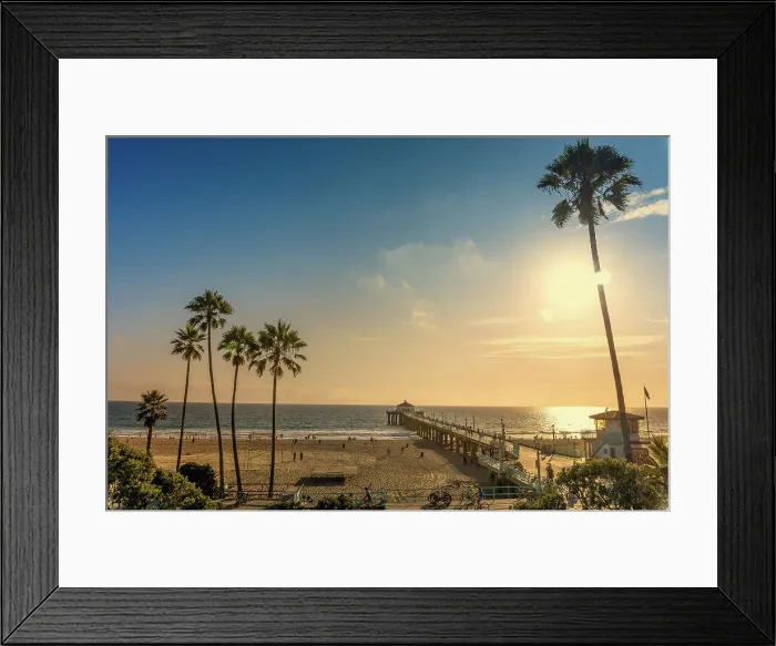 Framed Print : California, Manhattan Beach Framed Print : California, Manhattan Beach