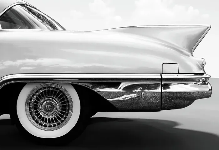 Framed Print : 1950's Cadillac Eldorado