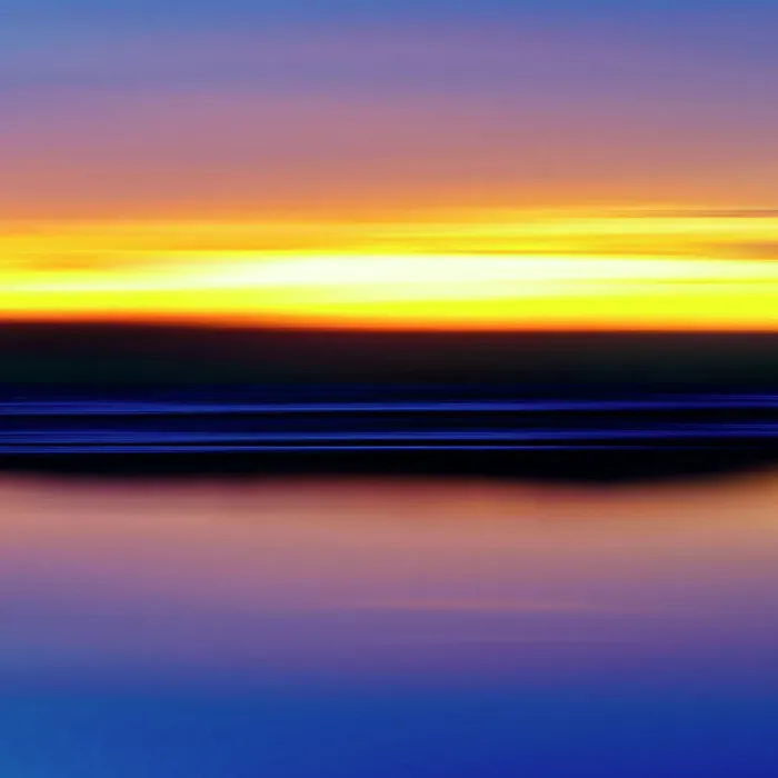 Framed Print : Abstract of lake at sunset Framed Print : Abstract of lake at sunset