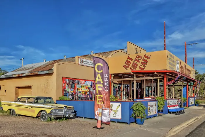 Framed Print : Arizona, Seligman, Route 66, cafe Framed Print : Arizona, Seligman, Route 66, cafe