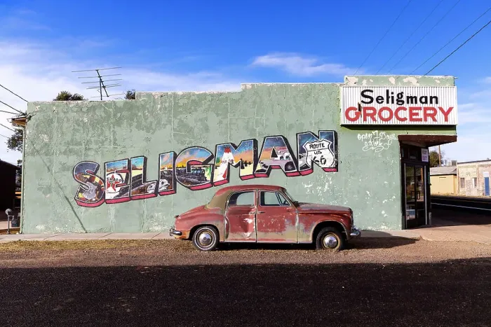Framed Print : Arizona, Seligman, Route 66, Seligman, Wall art name