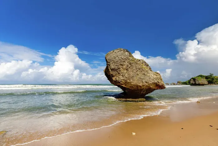 Framed Print : Barbados, Bathsheba Beach, Big rock on the beach Framed Print : Barbados, Bathsheba Beach, Big rock on the beach