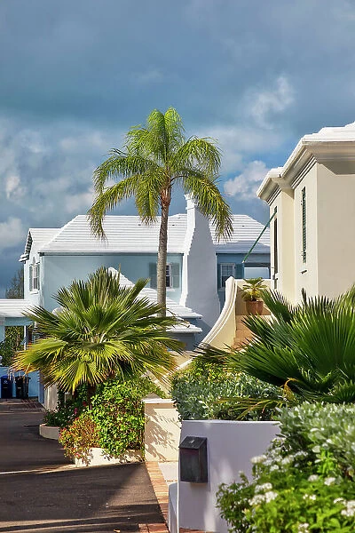 Bermuda, Rosewood Bermuda Hotel grounds, architectural detail