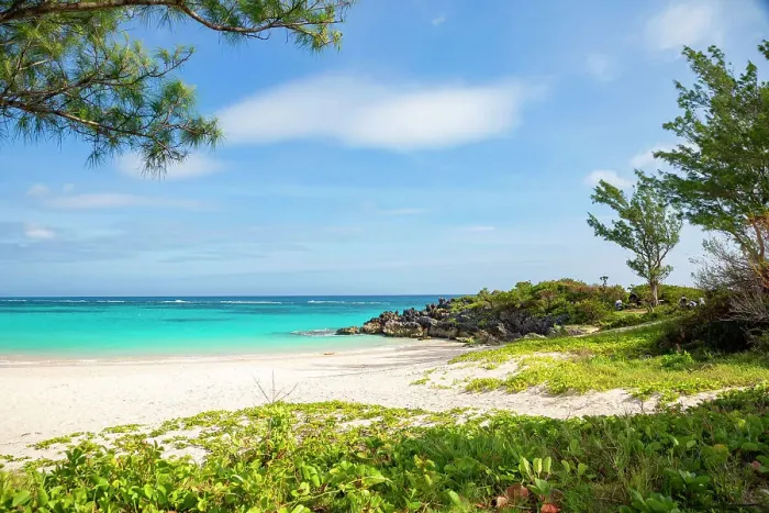 Framed Print : Bermuda, Smith's Parish, John Smith's Bay Beach Framed Print : Bermuda, Smith's Parish, John Smith's Bay Beach