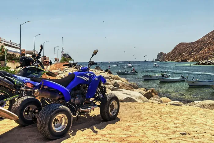 Framed Print : Cabo San Lucas scene with ATV's Framed Print : Cabo San Lucas scene with ATV's