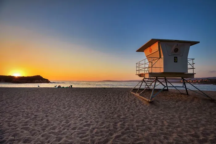 Framed Print : California, Big Sur, Monastery Beach Scene at Sunset near Carmel by the Sea Framed Print : California, Big Sur, Monastery Beach Scene at Sunset near Carmel by the Sea