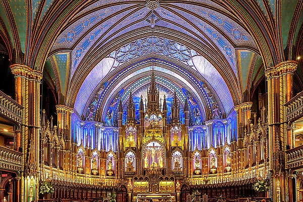 Canada, Quebec, Montreal, Notre-Dame Basilica of Montreal