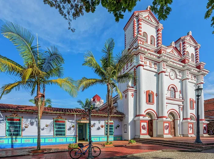 Framed Print : Colombia, Antioquia, Guatape, Nuestra Senora del Carmen church Framed Print : Colombia, Antioquia, Guatape, Nuestra Senora del Carmen church